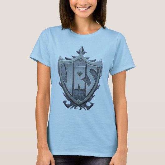 JRS: Baby Doll, blauw T-shirt (Voorkant)