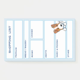 JRT Hond boodschappenlijst Post-it® Notes