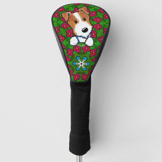 JRT Poppies Golf Head Hoesje Golfheadcover (Voorkant)