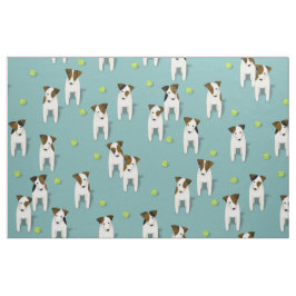 JRT PRT Terriers honden tennisballen blauwgroen el Stof