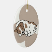 JRT Slapend Ornament (Rechts)