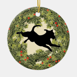 JRT Wreath Keramisch Ornament