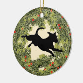 JRT Wreath Keramisch Ornament (Links)