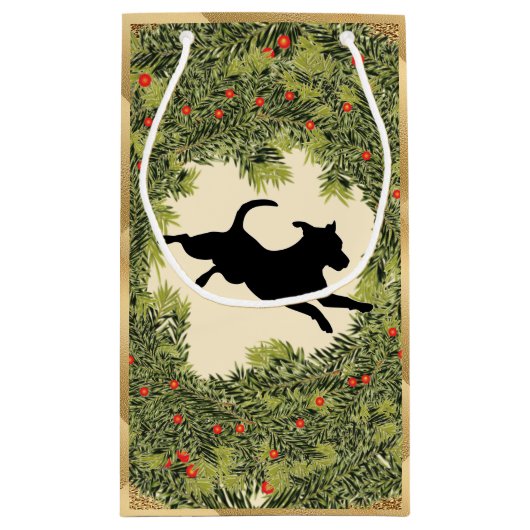 JRT Wreath Klein Cadeauzakje (Achterkant)