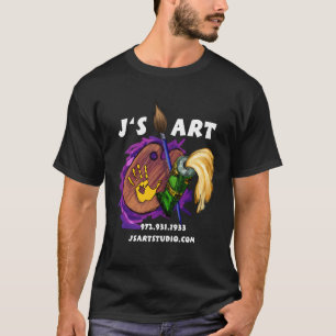 Js Art Studio Black Tshirt
