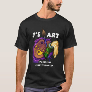 Js Art Studio Black Tshirt