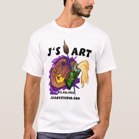 J's Art Studio-T-shirt T-shirt (Voorkant)
