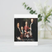JS Bach Graphic & Funny Coffee Quote Gifts & Kaart (Staand voorkant)