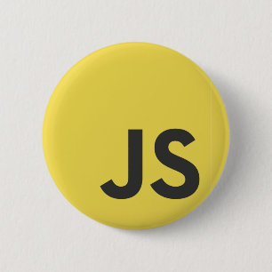 JS Java Script Programming Language Ronde Button 5,7 Cm