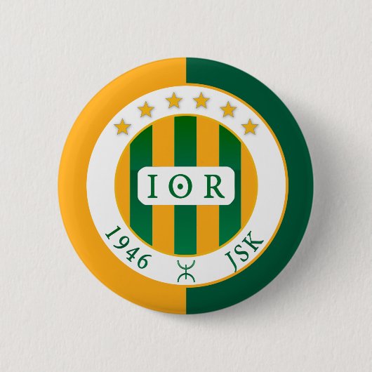 JS Kabylie Ronde Button 5,7 Cm (Voorkant)