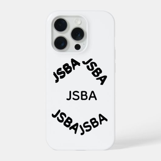 JSBA telefoonhoesje iPhone Hoesje (Achterkant)