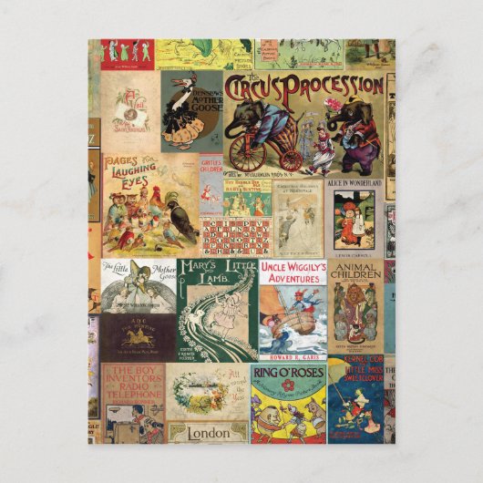 JSBC2 BOEK HOESJES BOOKCOVERS COLLECTIE COLORFUL A BRIEFKAART (Voorkant)