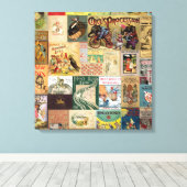 JSBC2 BOEK HOESJES BOOKCOVERS COLLECTIE COLORFUL A CANVAS AFDRUK (Insitu (Houten vloer))