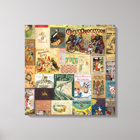 JSBC2 BOEK HOESJES BOOKCOVERS COLLECTIE COLORFUL A CANVAS AFDRUK (Voorkant)