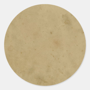 JSBLT BROWN SUEDE TEXTUREDGRUNGE PATTERN BACKGR RONDE STICKER