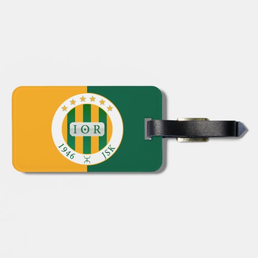 JSK BAGAGELABEL (Achterkant horizontaal)