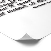 JSR 1. "Beter om stil te blijven en te denken aan. Poster (Hoek)