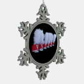 JSU SHAKO TIN SNEEUWVLOK ORNAMENT (Links)