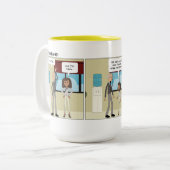 JT001-Mok Tweekleurige Koffiemok (Voorkant links)