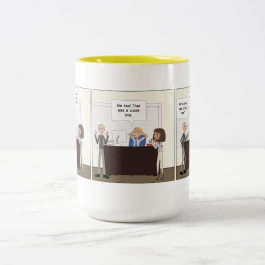 JT003-Mok Tweekleurige Koffiemok (Center)