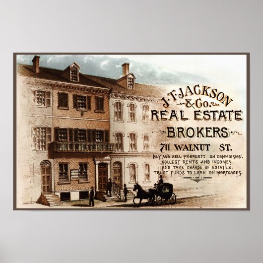 JT Jackson Real Estate Brokers - Philadelphia Poster (Voorkant)
