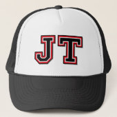 "JT" Monogram Trucker Pet (Voorkant)