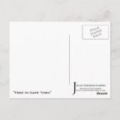 JTG Art Briefkaart "Tree in Kaapstad" (Achterkant)