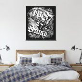Ju 87 Stuka Canvas Print (Insitu (Slaapkamer))