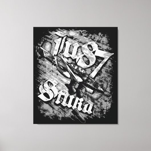 Ju 87 Stuka Canvas Print (Voorkant)
