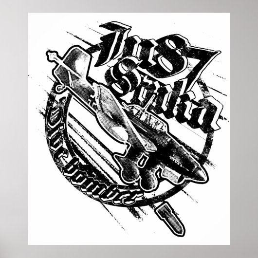 Ju 87 Stuka Poster (Voorkant)