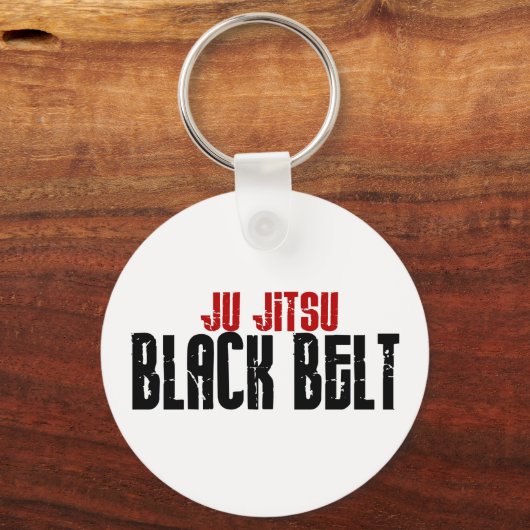 Ju Jitsu Black Belt Sleutelhanger (Voorkant)