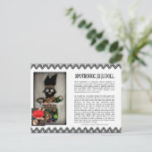 Ju Ju Doll uit het Voodoo Doll Spellbook Briefkaart (Staand voorkant)