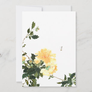 Ju Lian - Insects and Flowers omlijst Kaart