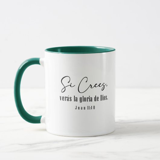 Juan 11, spanish bible verse Taza Mok (Links)