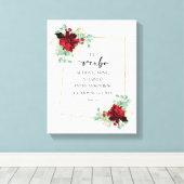 Juan 1 14, Spanish bible verse Canvas Afdruk (Insitu (Houten vloer))
