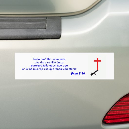 juan 3:16 Sticker (Op auto)