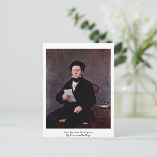 Juan Bautista de Muguiro door Francisco de Goya Briefkaart (Staand voorkant)