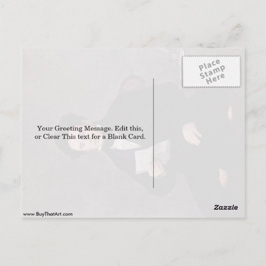 Juan Bautista de Muguiro door Francisco de Goya Briefkaart (Achterkant)