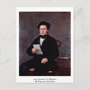 Juan Bautista de Muguiro door Francisco de Goya Briefkaart