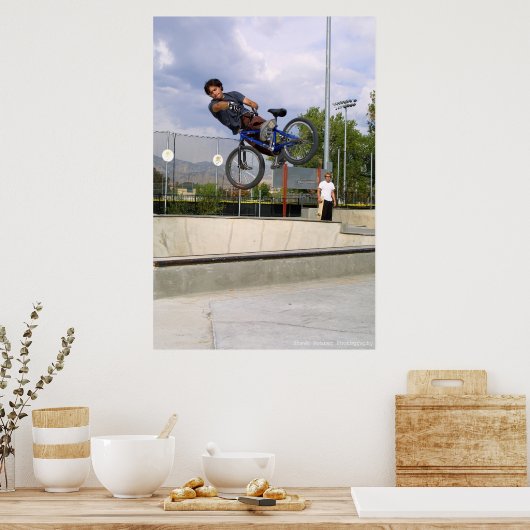 Juan Carlos kijkt terug Poster (Keuken)