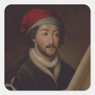 Juan de la Cosa Vierkante Sticker