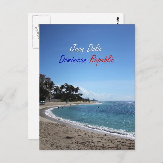 Juan Dolio Dominican Briefkaart (Voorkant / Achterkant)