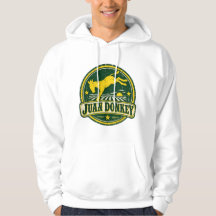 Juan Donkey Vintage Gedecoreerde Boerderij Hoodie