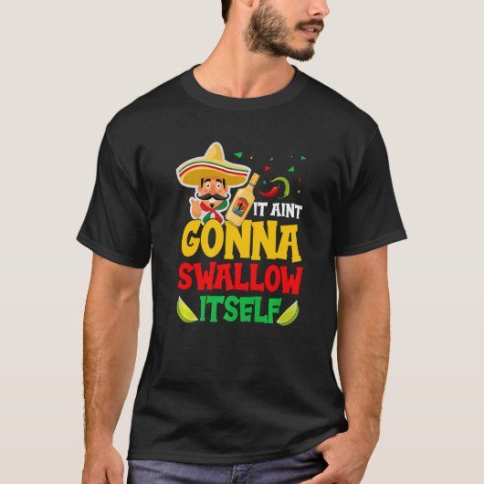 Juan Drinking Mexican Fiesta Quote  Cinco de Mayo T-shirt (Voorkant)