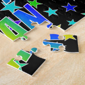 "JUAN" First Name, Fun "HAPPY BIRTHDAY" Legpuzzel (Zijkant)