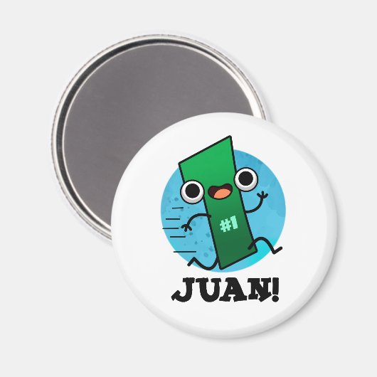 Juan Grappig Mexicaans Nummer Een Pun Magneet (Voorkant / Achterkant)