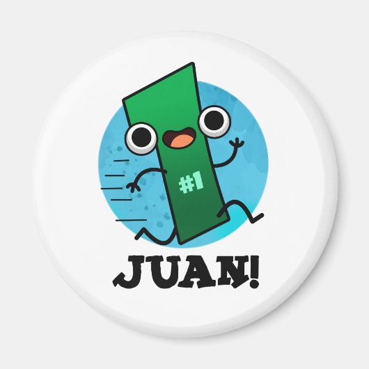 Juan Grappig Mexicaans Nummer Een Pun Magneet (Voorkant)