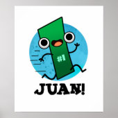 Juan Grappig Mexicaans Nummer Een Pun Poster (Voorkant)