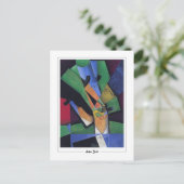 Juan Gris #104 - Kunstmatig Briefkaart (Staand voorkant)