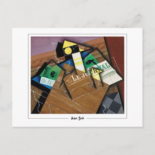 Juan Gris #12 - Fine Art Briefkaart (Voorkant)